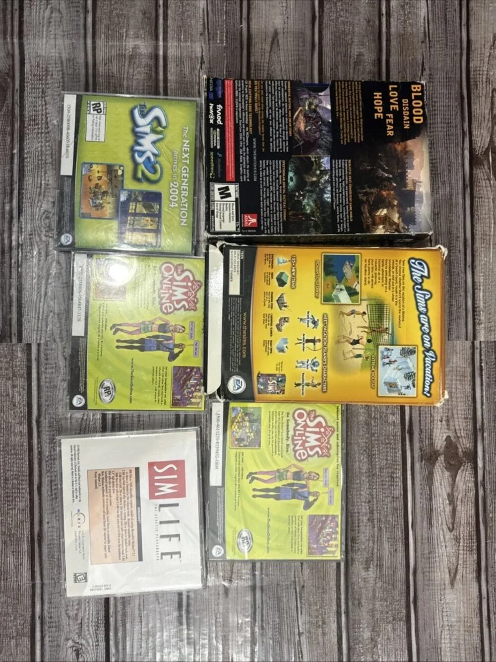 Sims Pc-Game Lot Of 5 And witcher2